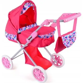 Kočárek pro panenku Hluboký kočárek pro panenky Świat Dziecka W04
