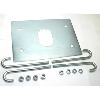 Pohon brány NICE S.p.A. Kotevní deska SIA1 s háky do betonu pro závory SBAR, WIDE-M, WIDE-S