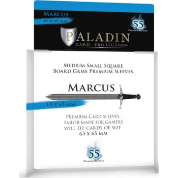 Příslušenství ke karetním hrám NSKN Legendary Games Obaly na karty Paladin - Marcus - 65 x 65mm 55 ks - clear