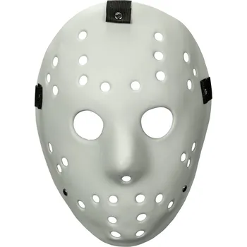 Karnevalový doplněk Maska Mabry Monsters - White Killer Goalie