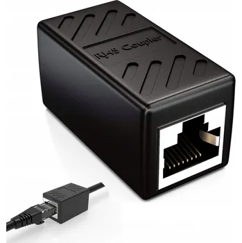 Síťový kabel SPOJKA PRODLUŽOVÁK SÍŤOVÝ KONEKTOR BECZKA 2x RJ45 LAN ETHERNET KAT 6 UTP