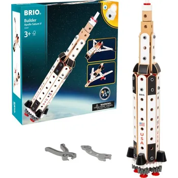 ostatní stavebnice Brio Stavebnice - BUILDER NASA Apollo Saturn V - 91 dílků