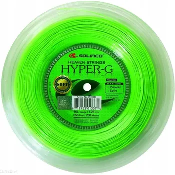 Raketový sport Tenisový výplet Solinco Hyper-G Soft 1,25 mm / 12 m zelený
