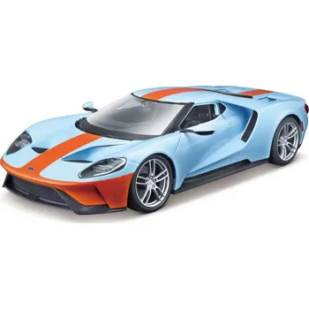 auto na autodráhu Maisto Ford GT 2017 1:18 modro-oranžová