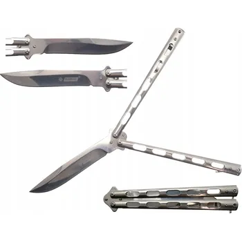 Kuchyňský nůž Nůž motýlek Kandar stříbrný dlouhý