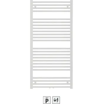 Radiátor Zehnder Radiátor Zehnder Virando 122,6x60 cm, středové připojení, RAL 9016 bílá, AB-120-060-05 AB-120-060-05