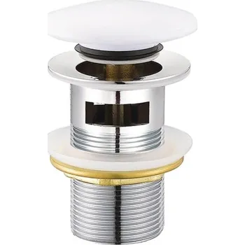 Sifon CERSANIT 3D Crea click-clack keramický, pro umyvadla s přepadem, euro bílá, K11-2377