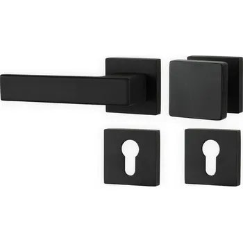 Dveřní kování Cobra Gyes-S Dveřní kování L, PZ, matné černé BN5612HB40