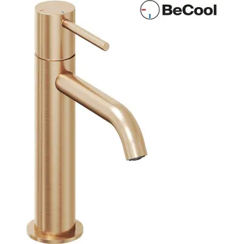 Vodovodní baterie RAVAK Baterie Ravak Espirit ES 012.00 umyvadlová, stojánková 190 mm s funkcí BeCool, bez výpusti, růžové zlato, X070398 X070398