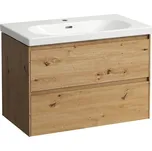 Laufen Lani skříňka pod umyvadlo 79x52 se 2 zásuvkami, pro umyvadlo H8100870001041 divoký dub H4035521122671 H4035521122671