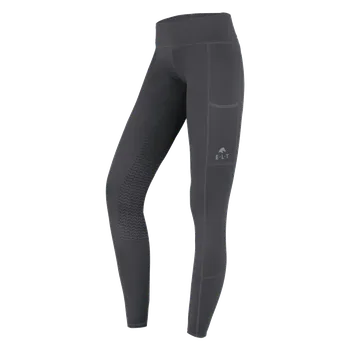 Jezdecké kalhoty Waldhausen Zimní dámské jezdecké legíny ELT Ella, šedivé Barva: Šedá, Velikost: 40