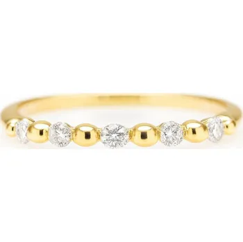 Prsten Flamenco Mystique Pozlacený prsten z chirurgické oceli, pozlacený PST961, velikost prstenu: US7 EU14 Velikost prstenu: US6 EU11