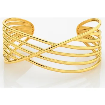 Náramek Flamenco Mystique Pozlacený náramek z chirurgické oceli BST1578