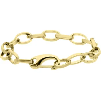 Náramek Manoki Ocelový náramek Helena Gold, chirurgická ocel BA905G Zlatá 18 cm