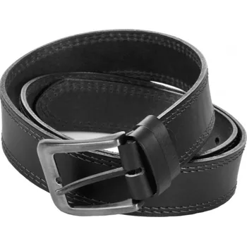 Opasek Pánský kožený pásek ČERNÝ