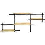 Kovová nástěnná police SQUARE 114x50 cm 217734022