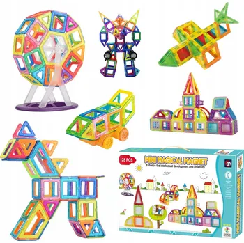 ostatní stavebnice STAVEBNICE STAVEBNICE 3D SADA 128 DÍLKŮ PRO DĚTI