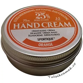 Péče o ruce Sportique KRÉM NA RUCE A NEHTY S 25% BAMB.MÁSLA - POMERANČ 75 ml