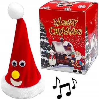 Vánoce VÁNOČNÍ ČEPICE MIKULÁŠE NA BATERIE - CHODÍ A ZPÍVÁ