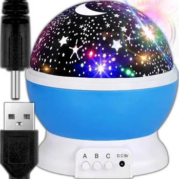 Dětské svítidlo Projektorová lampička MEMFLOW modrá