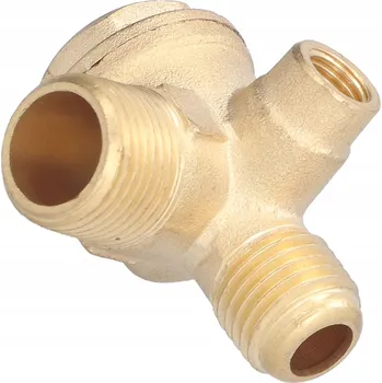 Ventil 323 ZPĚTNÝ 3-CESTNÝ MOSAZNÝ VENTIL SE ZÁVITEM