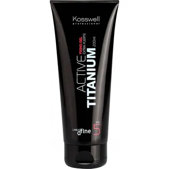 Stylingový přípravek Kosswell Ultra Strong Hair Gel - Active Titanium 200 ml