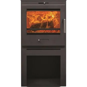 Krbová kamna Hede 1D – elegantní krbová kamna s podstavcem na dřevo