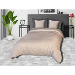 Darymex Dekorační přehoz na postel 200x220 Venus velur s reliéfem béžový pruhovaný 220995252