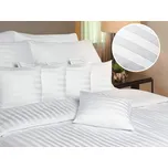 DADKA VRACOV Povlečení atlas grádl bílé proužek 2 cm 140x220, 70x90 cm