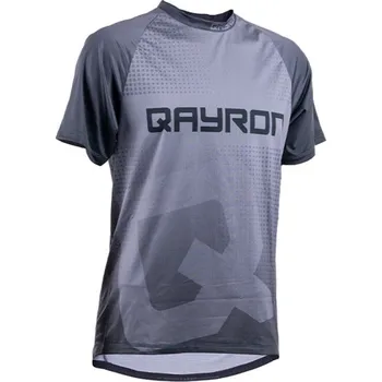 cyklistický dres Dres Qayron short sleeve Grey M