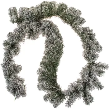 umělá květina Zasněžená girlanda Snowly, 270 cm, zelená