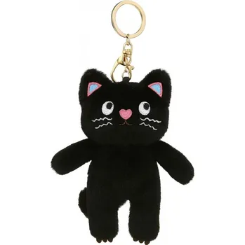 Flamenco Mystique Plyšový koťátko - přívěsek na klíče černý BRL396CZ