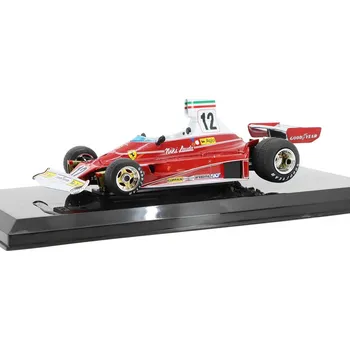 autíčko Ferrari 312T #12 Niki Lauda 1975 1:24 - Altaya časopis s modelem Ferrari 312T - kovový model
