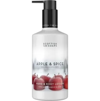 Sprchový gel The Scottish Fine Soaps Apple & Spice hand & body lotion 300ml tělové mléko Jablko se skořicí