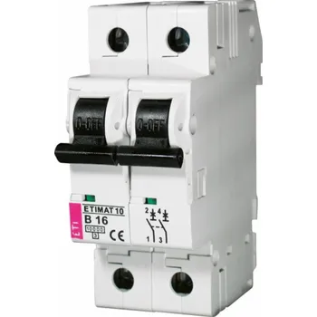 vypínač Automatický spínač Eti MAT10, 2P, C, 10A, 10kA