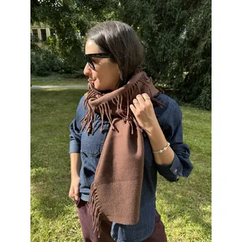 Šála Šála Yerse 43916 hnědá vlněná Velikost: Univerzální