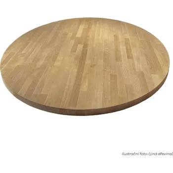 Stolová deska Stolová deska kruhová 1100 mm, dub cink, tl. 32 mm A/B (cena za ks)