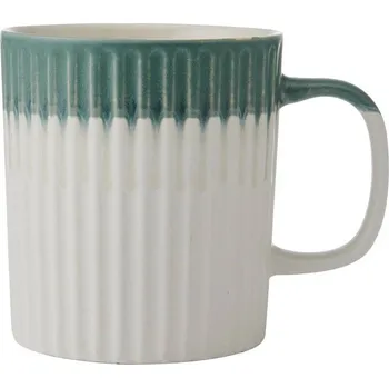 Mikasa Kameninový hrnek Green Textured, 410 ml