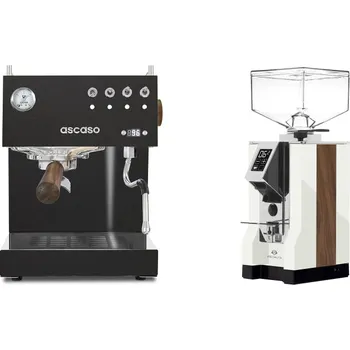 Kávovar Ascaso Steel UNO PID, Black&Wood + Eureka Mignon Specialita, WD…
