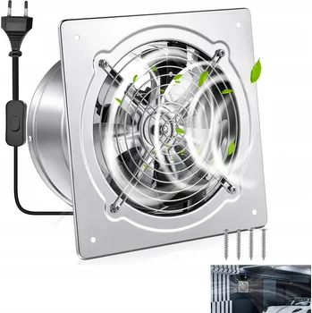 Domácí ventilátor 150 mm Axiální ventilátor nástěnný fi SILNÝ TICHÝ