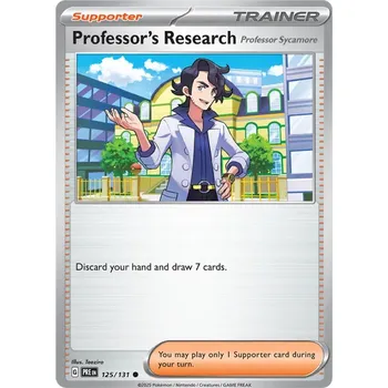 Karetní hra Professor´s Research Professor Sycamore 125/131 - Prismatic Evolutions Typ karty: Pokéball Reverse