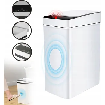Odpadkový koš KOSZ NA ŚMIECI 14L CHYTRÝ SENZOROVÝ KOŠ DO KUCHYNĚ A KOUPELNY