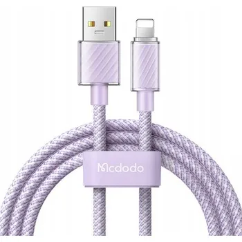 Datový kabel Kabel McDodo USB - Apple Lightning 1,2 m fialový