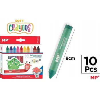 Pastelka Měkké voskové Pastelky MP 10 ks