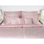 DADKA VRACOV Povlečení damašek Rokoko pudrové 240x200, 2x70x90 cm