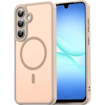 Pouzdro na mobilní telefon Techsuit HaloFrost II MagSafe pro Samsung Galaxy A17 5G A17 4G zlatá