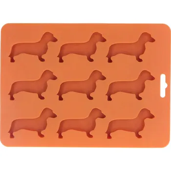 Tvořítko na led SILIKONOVÁ FORMA NA LED - KOSTKY LEDU VE TVARU PSA