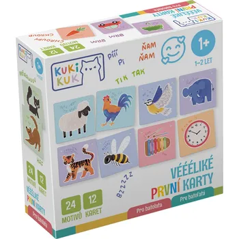 Desková hra KukiKuk Véééliké první karty