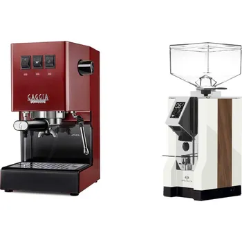 Kávovar Gaggia Classic E24, red + Eureka Mignon Specialita, WD white,…