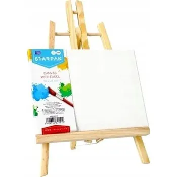 Malířské plátno MALÍŘSKÉ PLÁTNO 18X24 CM SE STOJANEM, STARPAK
